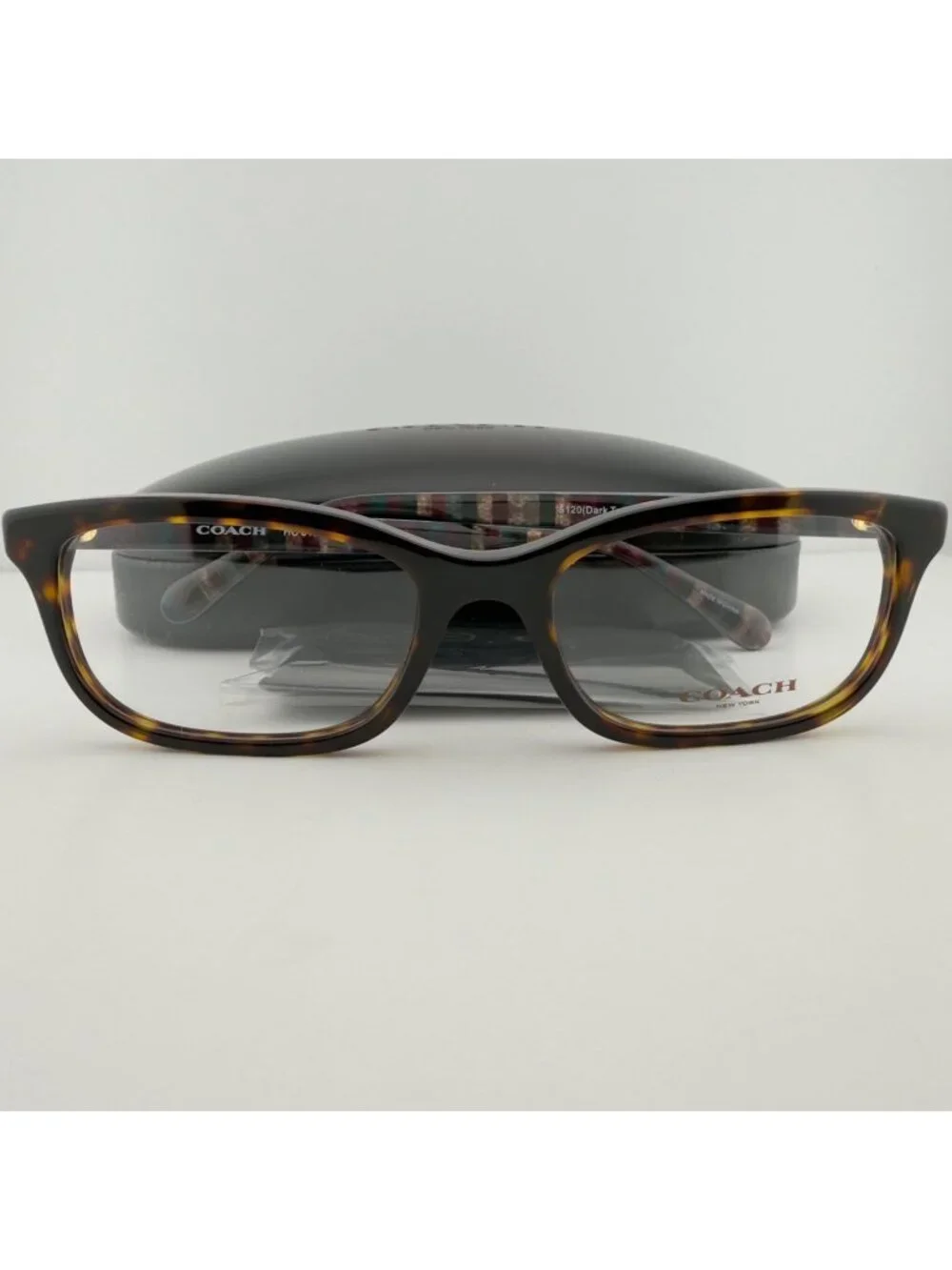 Coach HC 6174 5120 Eyeglasses Frames Dark Tortoise Champagne 52 17 140